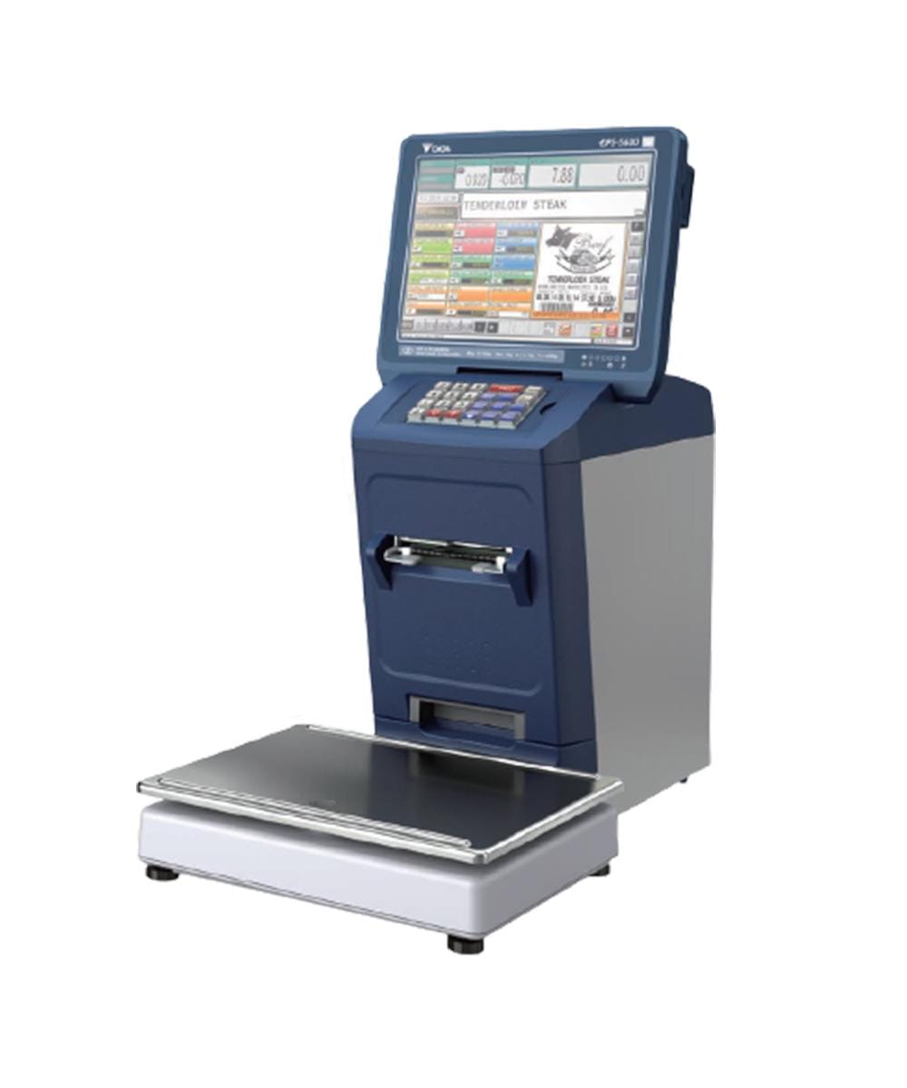 dps5600.jpg DIGI DPS5600II PC Tabanlı Manuel Tartım Etiketleme Makinesi - Görsel 1